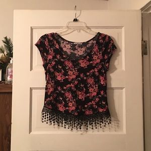 Charlotte Russe crop shirt
